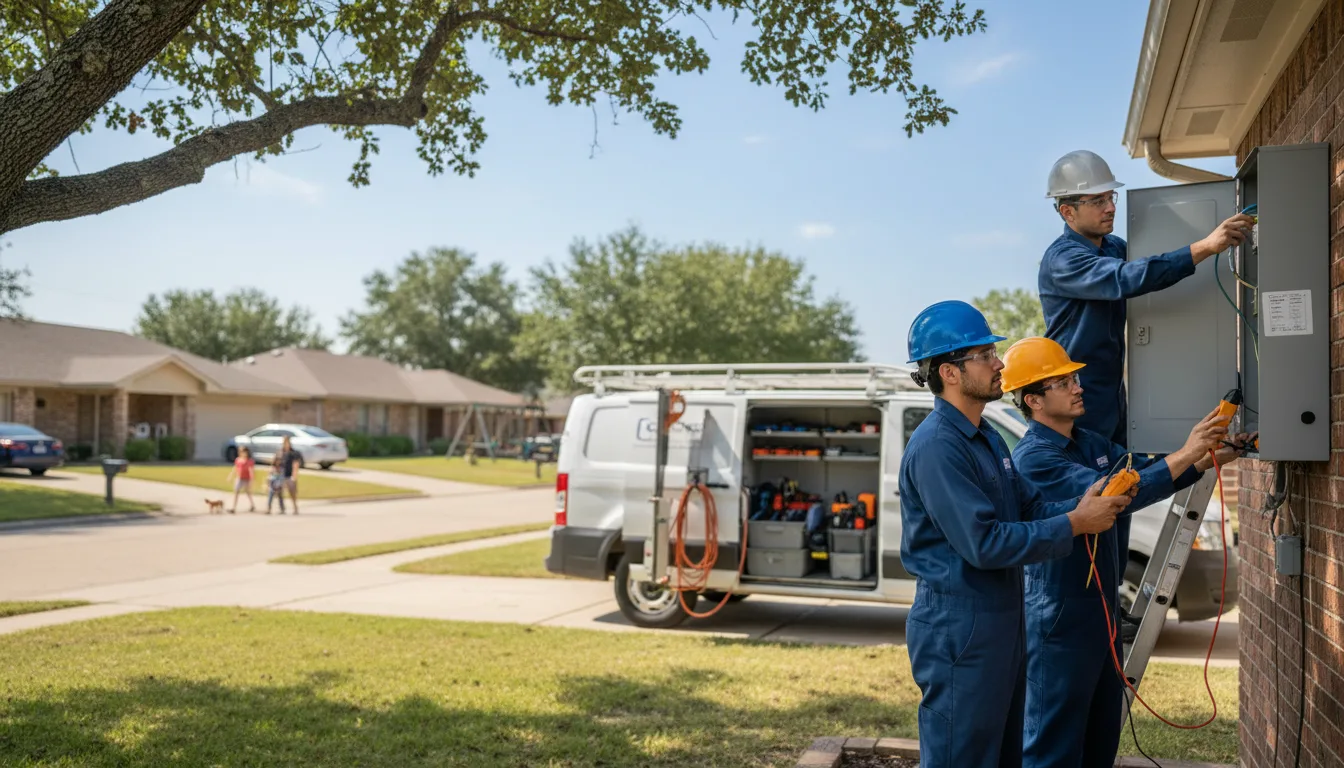 Certified electrician providing emergency electrical services in Saint Peter, IL